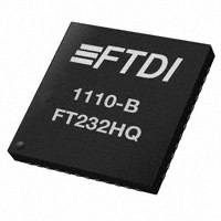 FTDI, Future Technology Devices International Ltd - FT232HQ-REEL - IC HS USB TO UART/FIFO 48QFN