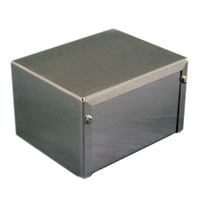 Hammond Manufacturing - 1411J - BOX ALUM GRAY 3.99"L X 3.99"W