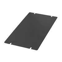 Hammond Manufacturing - 1431-6BK3 - COVER FOR CHASSIS 4X4" BLK