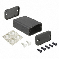 Hammond Manufacturing - 1455D602BK - BOX ALUM BLACK 2.36"L X 1.67"W
