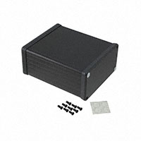 Hammond Manufacturing - 1455N1201BK - BOX ALUM BLACK 4.72"L X 4.06"W