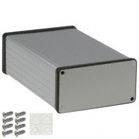 Hammond Manufacturing - 1455N1601BK - BOX ALUM BLACK 6.3"L X 4.06"W