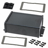 Hammond Manufacturing - 1457K1202EBK - BOX ALUM BLACK 5.12"L X 3.42"W