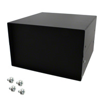 Hammond Manufacturing - 1458D5 - BOX STEEL BLACK 8"L X 8"W