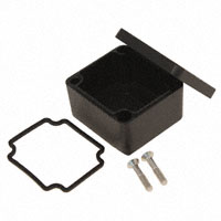 Hammond Manufacturing - 1550Z101BK - BOX ALUM BLACK 1.98"L X 1.78"W
