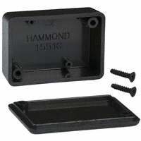 Hammond Manufacturing - 1551GBK - BOX ABS BLACK 1.97"L X 1.38"W