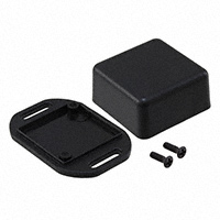 Hammond Manufacturing - 1551MFLBK - BOX ABS BLACK 1.38"L X 1.38"W