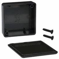 Hammond Manufacturing - 1551RBK - BOX ABS BLACK 1.97"L X 1.97"W