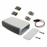 Hammond Manufacturing - 1553CGYBAT - BOX ABS GRAY 4.62"L X 3.11"W