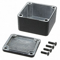 Hammond Manufacturing - 1590LBBK - BOX ALUM BLACK 1.99"L X 1.99"W