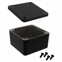 Hammond Manufacturing - 1590MMBK - BOX ALUM BLACK 1.97"L X 1.97"W