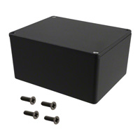 Hammond Manufacturing - 1590PPBK - BOX ALUM BLACK 4.76"L X 3.74"W
