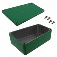 Hammond Manufacturing - 1590TRPBGR - BOX ALUM GREEN 4.41"L X 3.11"W