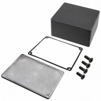 Hammond Manufacturing - 1590WCEBK - BOX ALUM BLACK 4.74"L X 3.54"W