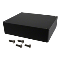 Hammond Manufacturing - 1590XXBK - BOX ALUM BLACK 5.72"L X 4.77"W