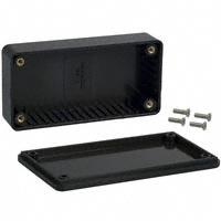 Hammond Manufacturing - 1591ABK - BOX ABS BLACK 3.94"L X 1.97"W