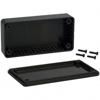 Hammond Manufacturing - 1591ASBK - BOX PLASTIC BLACK 3.94"LX1.97"W
