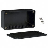 Hammond Manufacturing - 1591CFLBK - BOX ABS BLACK 4.72"L X 2.56"W