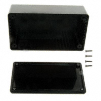 Hammond Manufacturing - 1591CSBK - BOX PLASTIC BLK 4.72"L X 2.56"W