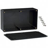 Hammond Manufacturing - 1591EFLBK - BOX ABS BLACK 7.48"L X 4.33"W
