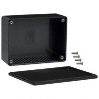Hammond Manufacturing - 1591SBK - BOX ABS BLACK 4.34"L X 3.24"W