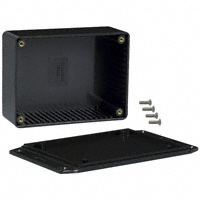 Hammond Manufacturing - 1591SFLBK - BOX ABS BLACK 4.34"L X 3.24"W