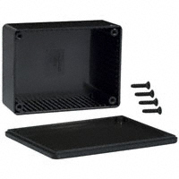 Hammond Manufacturing - 1591SSBK - BOX PLASTIC BLK 4.34"L X 3.24"W