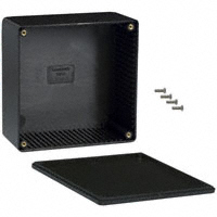 Hammond Manufacturing - 1591UBK - BOX ABS BLACK 4.72"L X 4.72"W