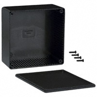 Hammond Manufacturing - 1591USBK - BOX PLASTIC BLK 4.72"L X 4.72"W