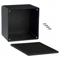 Hammond Manufacturing - 1591VBK - BOX ABS BLACK 4.72"L X 4.72"W