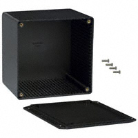 Hammond Manufacturing - 1591VFLBK - BOX ABS BLACK 4.72"L X 4.72"W