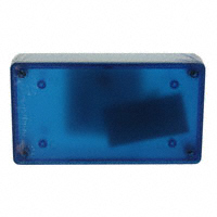 Hammond Manufacturing - 1591XXBTBU - BOX ABS TRN BLUE 4.48"L X 2.49"W