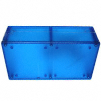 Hammond Manufacturing - 1591XXETBU - BOX ABS TRN BLUE 7.62"L X 4.47"W