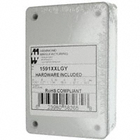 Hammond Manufacturing - 1591XXLGY - BOX ABS GRAY 3.43"L X 2.28"W