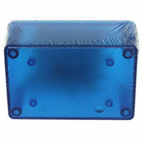 Hammond Manufacturing - 1591XXLTBU - BOX ABS TRN BLUE 3.43"L X 2.28"W