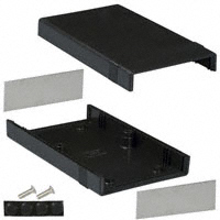 Hammond Manufacturing - 1598ABK - BOX ABS BLACK 6.16"L X 3.68"W