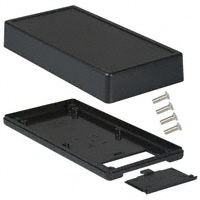 Hammond Manufacturing - 1599EBKBAT - BOX ABS BLACK 6.69"L X 3.37"W