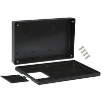 Hammond Manufacturing - 1599KBKBAT - BOX ABS BLACK 8.66"L X 5.51"W