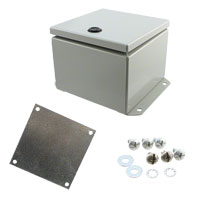 Hammond Manufacturing - EJ664 - BOX STEEL GRAY 6"L X 6"W