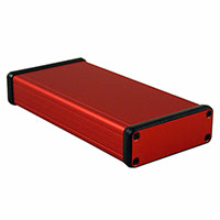 Hammond Manufacturing - 1455J1601RD - BOX ALUM RED 6.3"L X 3.07"W