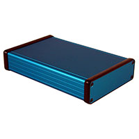 Hammond Manufacturing - 1455L1601BU - BOX ALUM BLUE 6.3"L X 4.06"W