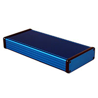Hammond Manufacturing - 1455L2201BU - BOX ALUM BLUE 8.66"L X 4.06"W