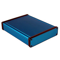 Hammond Manufacturing - 1455P1601BU - BOX ALUM BLUE 6.3"L X 4.92"W