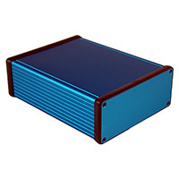 Hammond Manufacturing - 1455Q1601BU - BOX ALUM BLUE 6.3"L X 4.92"W