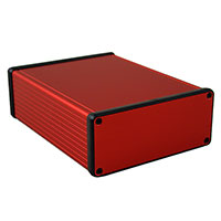 Hammond Manufacturing - 1455Q1601RD - BOX ALUM RED 6.3"L X 4.92"W