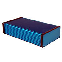 Hammond Manufacturing - 1455Q2201BU - BOX ALUM BLUE 8.66"L X 4.92"W