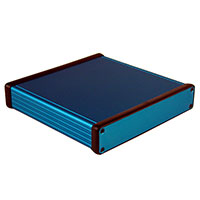 Hammond Manufacturing - 1455R1601BU - BOX ALUM BLUE 6.3"L X 6.5"W