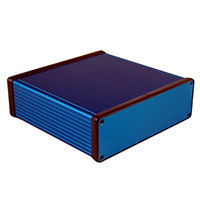 Hammond Manufacturing - 1455T1601BU - BOX ALUM BLUE 6.3"L X 6.5"W