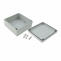 Hammond Manufacturing - R220-160-000 - BOX ABS GRAY 6.34"L X 6.34"W