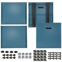 Hammond Manufacturing - RCHS1902224GF1 - RACK STEEL 24.5X21X24.8 BLUE